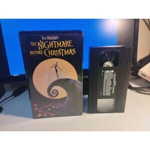 The Nightmare Before Christmas Tim Burton's (VHS, 1994)
